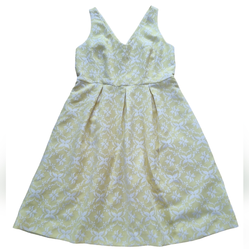 NWOT Anthropologie Moulinette Soeurs Embroidered Fit & Flare Midi Dress 12